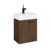 Szafki łazienkowe - Szafka łazienkowa z umywalką Elita Tiny 45 cm orzech lincoln RE020451167060 - miniaturka - grafika 1