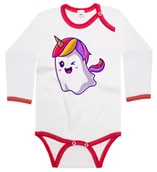 Body dla niemowląt - Body dziecięce Duszek Jednorożec Dzień Duszka Halloween 86/92 - miniaturka - grafika 1