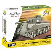 Klocki - Cobi Hc Wwii 3089 Czołg Sherman M4A3 103 Kl. - miniaturka - grafika 1