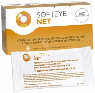 POLPHARMA Softeye Net żel do oczu 20 pojemniczków x 0,4ml - Kosmetyki pod oczy - miniaturka - grafika 2