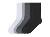 Skarpetki dla dzieci - esmara® Skarpetki dziecięce, 7 par (biały/szary/ciemnoszary/czarny, 39/42) - miniaturka - grafika 1