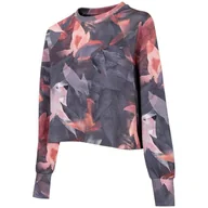 Bluzy damskie - Bluza Damska 4F Multikolor Allover H4Z22 Bld034 90A-Xl - miniaturka - grafika 1