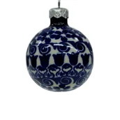 Bombki - Ceramiczna bombka mała Ceramika Bolesławiec - miniaturka - grafika 1