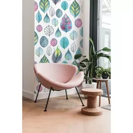 Tapety - Tapeta flizelina Kolorowe liście 254x184 cm + klej - miniaturka - grafika 1