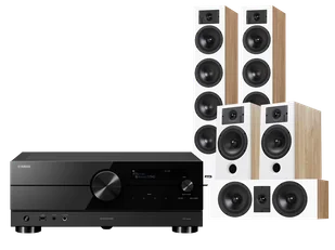 Kino domowe Yamaha RX-A2A (czarny) + Diva 6 + 3 + 7 (dąb) - Kino domowe - miniaturka - grafika 1