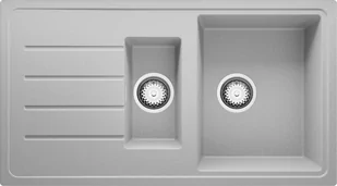 Zlew BRANDE LINK DUAL 900-60 GRAY (szary) - Zlewozmywaki - miniaturka - grafika 1