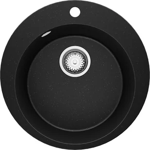 Zlew BRANDE JOY ROND 500-45 BLACK METALLIC (czarny metalik) - Zlewozmywaki - miniaturka - grafika 1