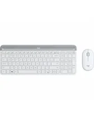 Zestawy myszka + klawiatura - logitech LOGI Slim Wireless Keyboard and Mouse Combo MK470 OFFWHITE FR - miniaturka - grafika 1