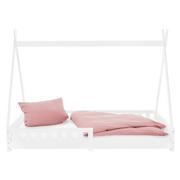 Łóżka dla dzieci i młodzieży - ML-219/Kinderbett Tipi + Rausfallschutz 200x90cm W - miniaturka - grafika 1