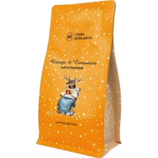 Stara Mydlarnia Puder do kąpieli Orange & Cinnamon - Kosmetyki do kąpieli - miniaturka - grafika 1