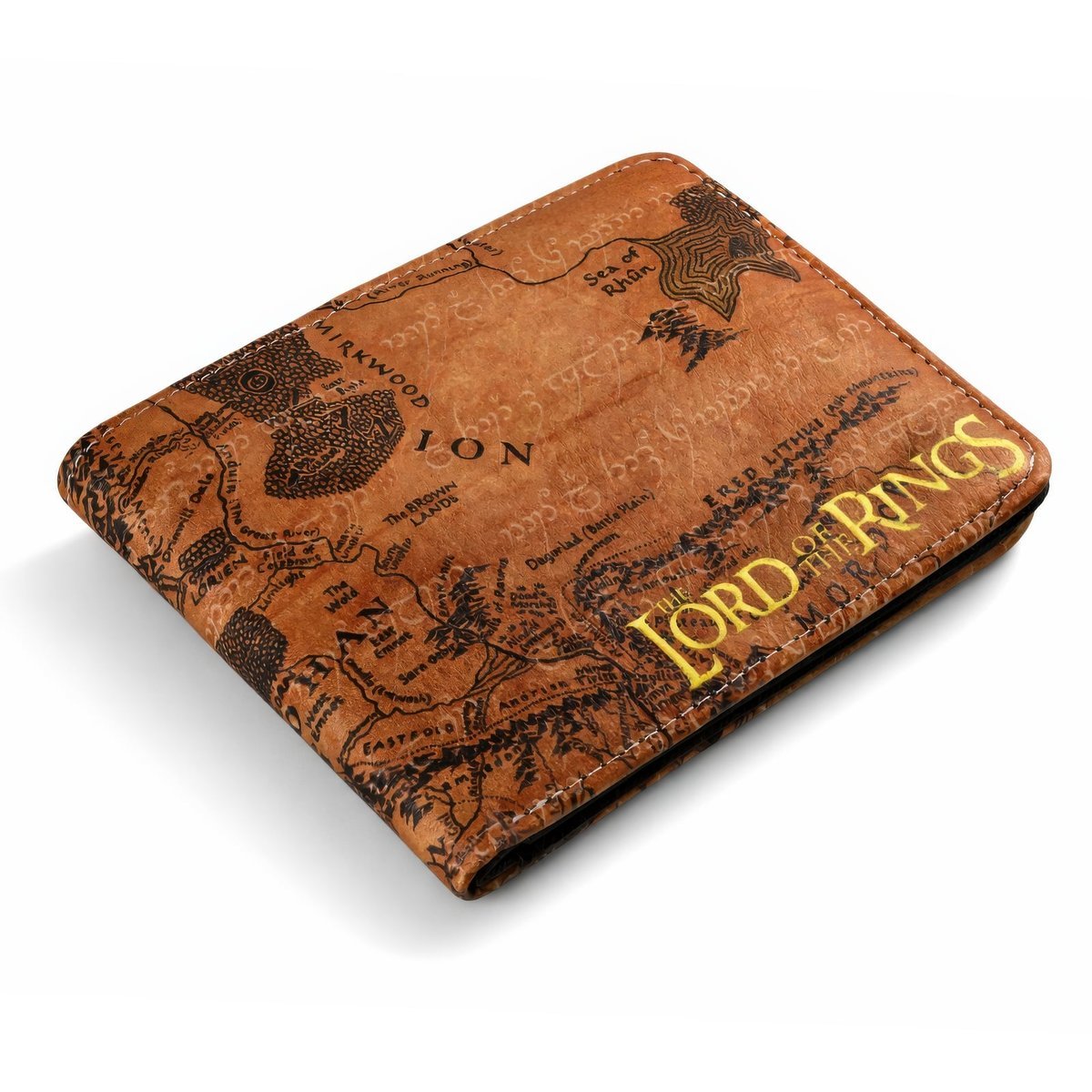 Map Of The Middle Earth 13 cm Eko-Skóra Portfel Filmowy Lord Of The Rings