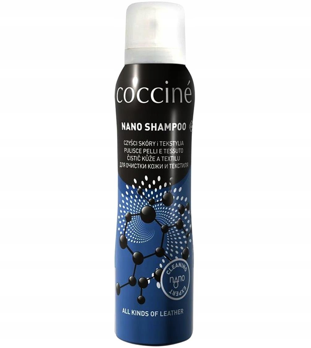Uniwersalnny Szampon do skóry COCCINE NANO SHAMPOO CZYŚCI SKÓRY TEKSTYLIA