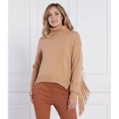 Swetry damskie - GUESS Sweter LEONIE | Relaxed fit | z dodatkiem wełny - miniaturka - grafika 1