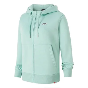 Bluza New Balance WJ23600SAE - zielona - Bluzy sportowe damskie - miniaturka - grafika 1