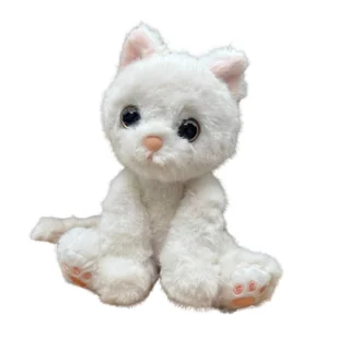 Maskotka Pluszowa Pluszak Przytulanka Kot Kotek Biały 35cm - Maskotki i pluszaki Maskotka Pluszowa Pluszak Przytulanka Kot Kotek Biały 35cm - Maskotki i pluszaki - miniaturka - grafika 1