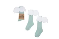 Skarpetki dla dzieci - Podkolanówki Aniołek - Miętowe, Mama`S Feet-Mama - miniaturka - grafika 1