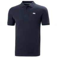 Koszulki męskie - Męska Koszulka HELLY HANSEN TRANSAT POLO 33980_598 – Granatowy - miniaturka - grafika 1