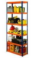 Szafy i regały magazynowe - Regał Helios magazynowy metalowy HBN_213X110X60_6_350 ilość półek 6 nośność 350 kg / Wamar-Sosenka - miniaturka - grafika 1