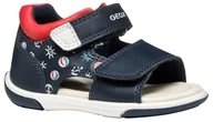 Buty dla chłopców - Geox Sandały chłopięce B Zapito, Granatowy czerwony, 6 UK Child - miniaturka - grafika 1