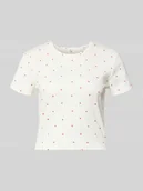 Koszulki i topy damskie - T-shirt o kroju regular fit z mieszanki bawełny model 'FENJA' - miniaturka - grafika 1