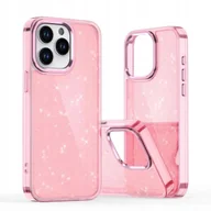 Etui i futerały do telefonów - Etui brokatowe Glitter Case na Samsung Galaxy A56 5G - różowe - miniaturka - grafika 1