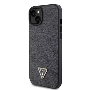 Guess GUHCP15SP4TDSCPK iPhone 15 6.1" czarny/black hardcase Crossbody 4G Metal Logo - Etui i futerały do telefonów - miniaturka - grafika 2