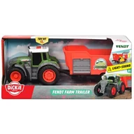 Samochody i pojazdy dla dzieci - FARM traktor z przyczepą, 26 cm - miniaturka - grafika 1