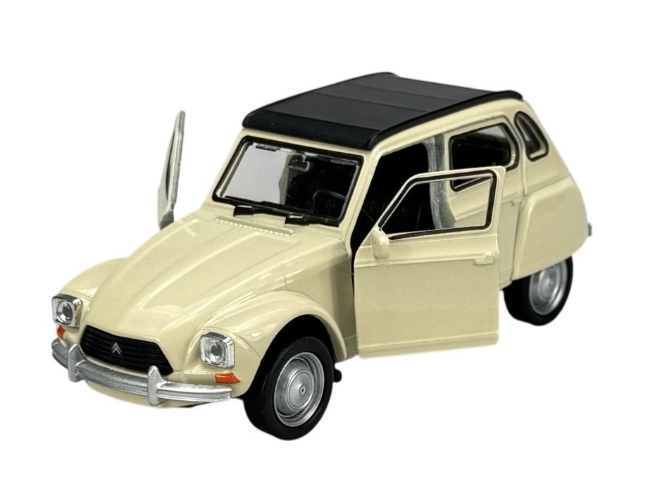 WELLY OLD TIMER CITROEN DYANE Z DACHEM BEŻOWY 1:34 SAMOCHÓD NOWY METALOWY MODEL
