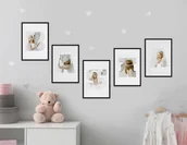 Ramki na zdjęcia - Ramka Na Zdjęcia Literka "D" Czarna. Ramka Drewniana 21X30 Cm - miniaturka - grafika 1