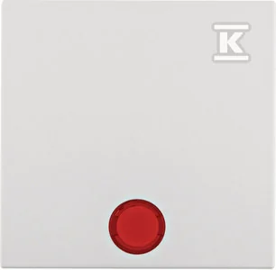 Hager polo Berker B.1/B.3/B.7 Glas Klawisz pojedynczy do łącznika z 5 dołączonymi soczewkami śnieżnobiały 16211909 16211909 - Klawisze i ramki - miniaturka - grafika 1