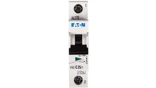 Eaton Wyłącznik nadprądowy jednobiegunowy C 25A FAZ-C25/1 278563 - Bezpieczniki elektryczne - miniaturka - grafika 1