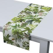 Obrusy i serwetki - Dekoria pl Bieżnik prostokątny zielono-czerwona rośliność na białym tle 40 × 130 cm Tropical Island 410-143-69 - miniaturka - grafika 1