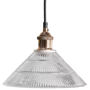 Beliani Lampa wisząca miedziana/szklana CURONE - Lampy sufitowe - miniaturka - grafika 1