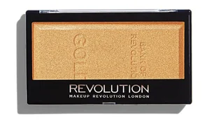 Revolution Makeup Makeup Revolution, Ingot Highlighter, rozświetlacz do twarzy Gold, 12 g - Rozświetlacze do twarzy i ciała - miniaturka - grafika 4