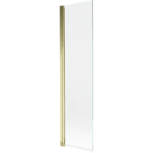 Mexen Mist parawan nawannowy 1-skrzydłowy 50 x 150 cm, transparent, złoty - 8A9-050-001-50-00 - Parawany nawannowe - miniaturka - grafika 1