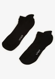 Czarne Skarpety z Bawełny Typu Stopki Foliselle - Skarpetki męskie - miniaturka - grafika 1