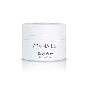 PB Nails, Żel budujący Easy Way Pure One, 50 g - Lakiery hybrydowe - miniaturka - grafika 1