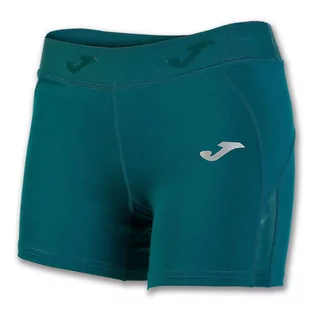 Krótkie spodenki damskie obcisłe Joma S zielony - Spodnie sportowe damskie - miniaturka - grafika 1