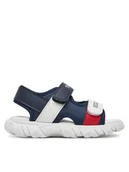 Buty dla chłopców - Tommy Hilfiger Sandały T1B2-33897-1591Y S Granatowy - miniaturka - grafika 1