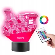 Lampy pozostałe - Lampka na Biurko Statuetka 3D Ciuchcia Pociąg - miniaturka - grafika 1