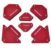 Akcesoria spawalnicze - Zestaw magnesów spawalniczych 6 szt. 3 rozmiary WORKERS BEST - miniaturka - grafika 1