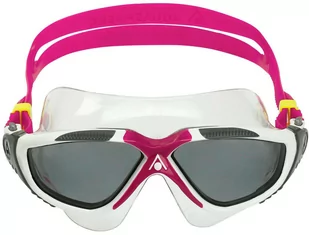 Aquasphere okulary Vista ciemne szkła white-raspberry - Pływanie - miniaturka - grafika 1
