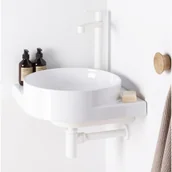 Umywalki - RAVAK X01785 Konsola umywalki Yard 450 C nierdzewna - miniaturka - grafika 1