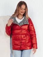 Kurtki damskie - Kurtka damska DELSY czerwona Dstreet TY4122-XXL - miniaturka - grafika 1