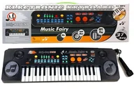 Instrumenty muzyczne dla dzieci - Lean Toys Keyboard Organy z mikrofonem MQ-803 MP3 - miniaturka - grafika 1