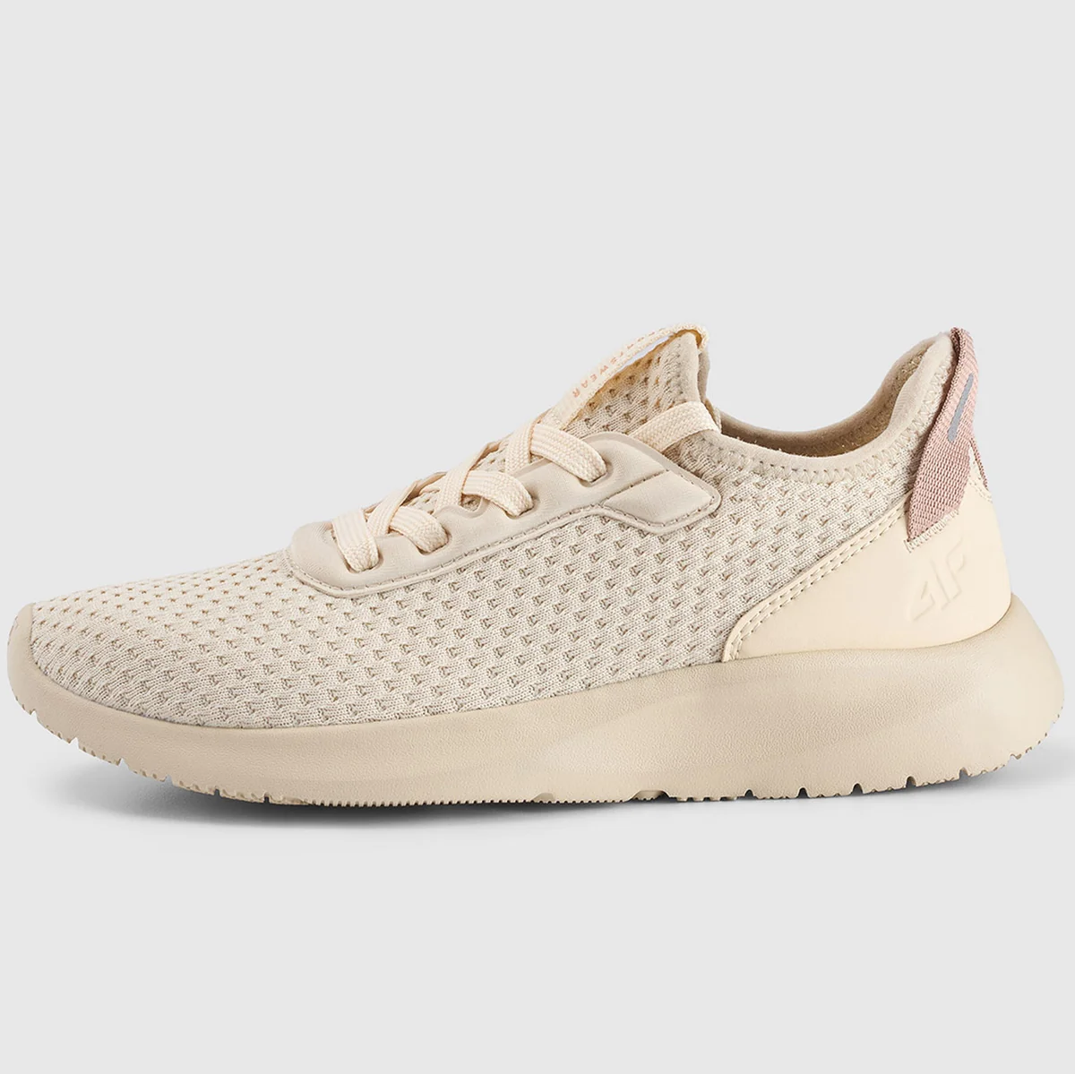 Buty Sportowe Damskie 4F Sneakersy Lekkie Półbuty Beżowe 4FWSS26FLOWF118 36