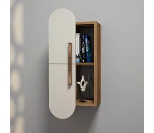 Szafka wisząca ROSE 60x35 cm brąz/krem - Półki do salonu - miniaturka - grafika 1