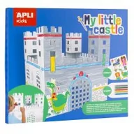 Zabawki konstrukcyjne - Zamek do złożenia i pokolorowania - My Little Castle Apli Kids - miniaturka - grafika 1
