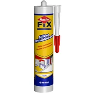 Silikony - MASTER FIX Silikon uniwersalny biały 280 ml - miniaturka - grafika 1