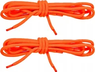 Akcesoria obuwnicze - Pomarańczowy NEON Poliestrowe Sznurowadła TREKKINGOWE 4,5 Sznurówki 120 cm - miniaturka - grafika 1